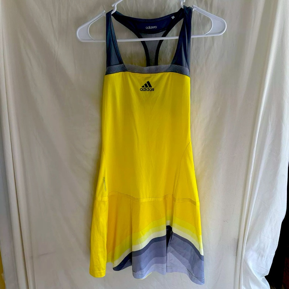 Adidas Dress Size XS Womens Adizero Yellow And Gray Light Weight